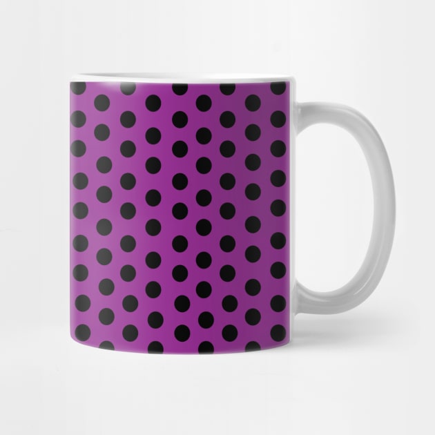 Polka Small-Dot Dark Purple by dhuffines